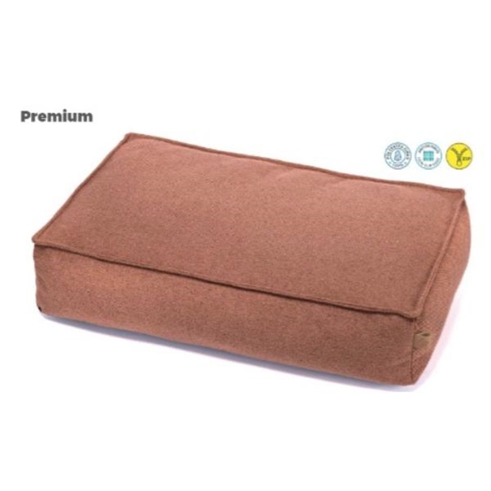 Picture of LeoPet Brick Snow Cushion Terracotta Removable Cover